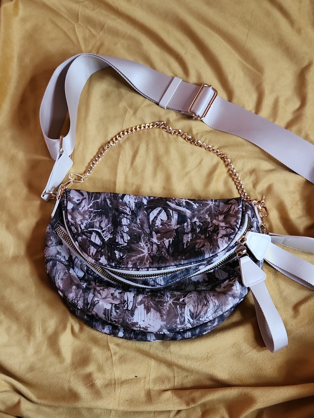 Forest Camo Bum Bag Fanny Pack- Multi Strap